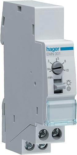 Hager HAGEMN001 EMN001 Treppenlichtzeitschalter VE 0,5-10Min, 230 V - Cheap-Us