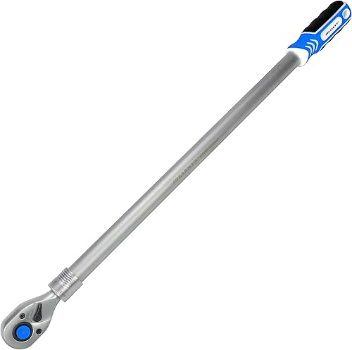 HASKYY Teleskop Ratsche Ratschenschlüssel Knarre 1/2' Umschaltknarre 61-75cm Ausziehbar Langhebelratsche (1/2' 610-750 mm) - Cheap-Us