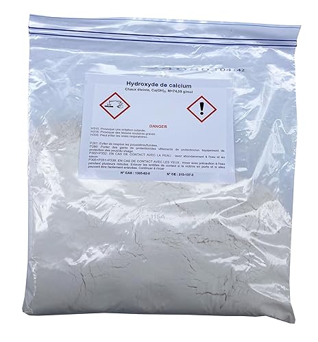 Beutel mit 500 g Graukalkpulver, für Arbeit, Gartenarbeit, Rasenpflege und Landwirtschaft (500 g grau) - Cheap-Us