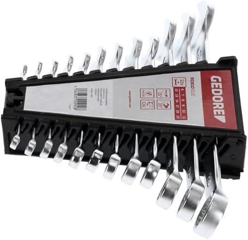 GEDORE red Ring-Maulschlüssel-Satz, 24-teilig, SW 6-32, Chrom-Vanadium-Stahl, Silber - Cheap-Us