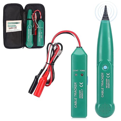 mizikuu Cable Tracker, Kabelbruch Suchgerät Mähroboter Multifunctional Cable Checker Leitungssucher Telefonleitungstest Kabelfinder Kabeltester Leitungssucher Netzwerkkabel-Tester Leitungsfinder - Cheap-Us