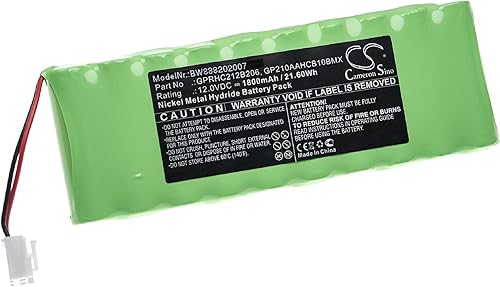 vhbw Akku Ersatz für Ansmann 2412-3011 für Rollladenantrieb Torantrieb Drehtorantrieb Garagentorantrieb (1800mAh, 12V, NiMH) - Cheap-Us