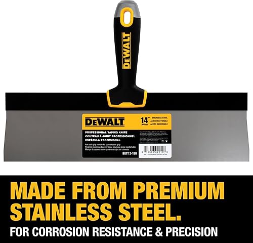 DEWALT DXTT-2-136 Taping Messer, Edelstahl, mit weichem Griff, 25,4 cm - Cheap-Us