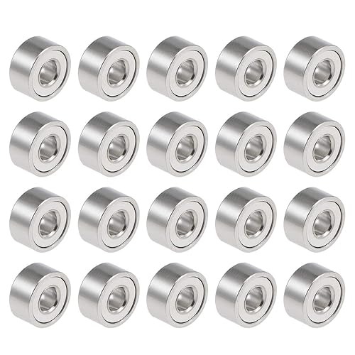 sourcing map 20 Stück Rillenkugellager 682ZZ 2mm Innendurchm. 5mm Außen Durchm. 2,3mm Bohrung Doppelt Geschirmt Chromstahl Z2 - Cheap-Us