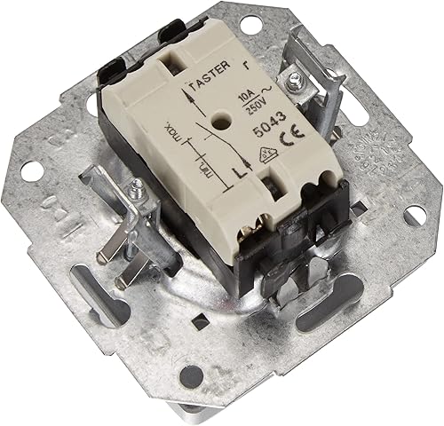 Kopp Paris Taster, IP 20, arktis-weiß, 250V~, 651302067 - Cheap-Us