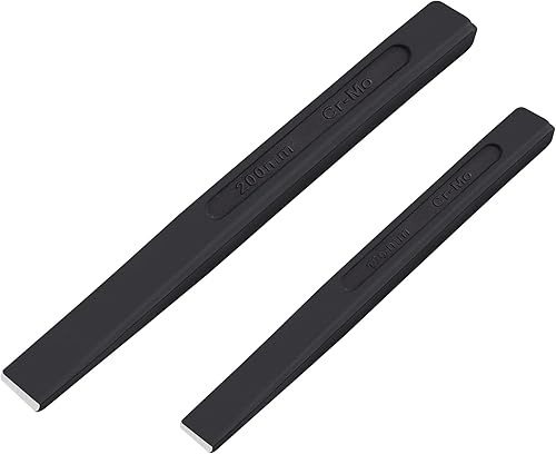 MAXPOWER 2 Stücke Flachmeißel Set 160mm/200mm Meißel Set Stark und Robust Handmeißel Flach - Cheap-Us