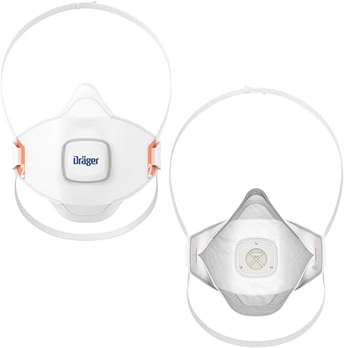 Dräger X-plore 1920 V, Staubmaske, diverse Größen, 3 oder 10 Stück, FFP2-Atemschutzmaske mit Ventil - Cheap-Us