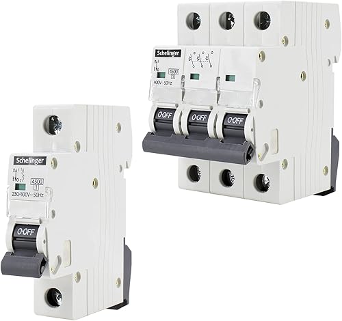 Schelinger Sicherungsautomat LS 10A bis 32A 1-polig 3-polig B 16A - Cheap-Us