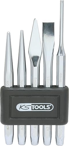 KS Tools 156.0160 Durchtreiber-, Meißel- und Körner-Satz, 5-tlg. - Cheap-Us