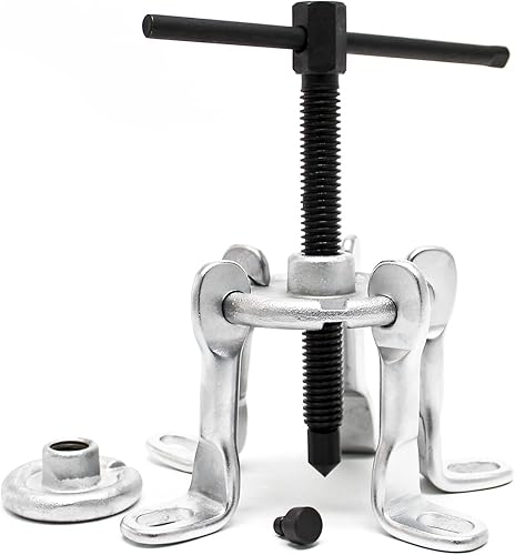 Wiltec Universal Radnabenabzieher 5 armig, Auszieher geschmiedet für 3-6 Loch Radnaben, mit Gleitgriff und Aufnahmescheiben, für Kfz - Cheap-Us