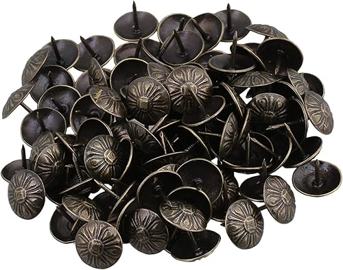 BQLZR Vintage Bronze renaissance Eisen Polsternägel Ziernägel 16x15mm Packung von 100 - Cheap-Us