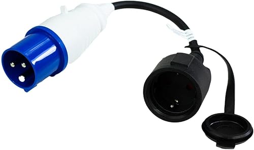 CEE Adapter Interbosch/Benson 230 V/16 A Stromadapter CEE Stecker auf Schuko Steckdose IP44 - Cheap-Us