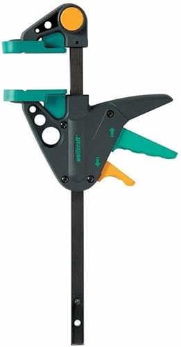 wolfcraft EHZ 65-150 Einhandzwinge PRO 3456000 - Spannkraft: 90 kg - Kraftvolle Zwinge zum Spannen von Werkstücken mit nur einer Hand - Spannweite: 150 mm - Cheap-Us