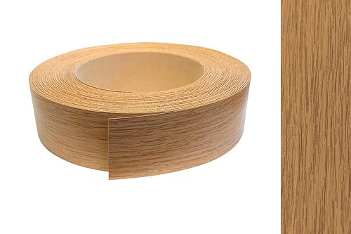 Kantenumleimer Melamin 45mm x 5m mit Schmelzkleber in Eiche mittel natur Dekor - Cheap-Us