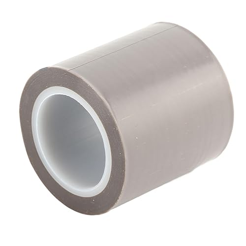 Fictory PTFE Tape Fictory Fiberglas PTFE Film Klebeband, ing Tape für Elektronik, Grau, 0,08 mm x 50 mm x 10 m - Cheap-Us