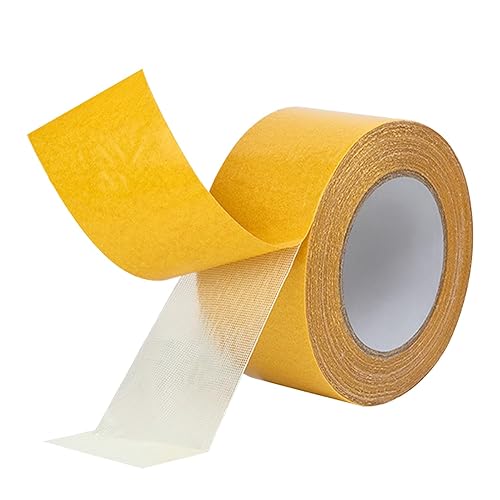 HDGSAFD 1 Stück 20 m Klebeband, Teppichband, doppelseitiges Wandband, Fliesenband, transparentes Haushaltsband, Küchenband, Teppichgitterband, starkes doppelseitiges Klebeband - Cheap-Us