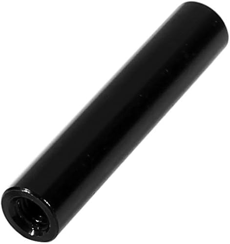 sourcing map 5Stk. M3 x 25mm Runde Aluminiumsäulenlegierung Abstandshalter Bolzenbefestigung für Quadcopter Schwarz - Cheap-Us