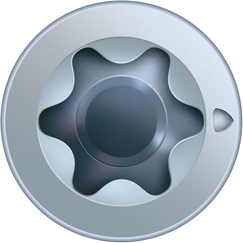 SPAX-M, MDF Schrauben, 3,5 x 50 mm, 200 Stück, T-STAR plus, Senkkopf, Kleiner Fräskopf, Teilgewinde, CUT-Spitze, WIROX A3J, 0441010350503 - Cheap-Us