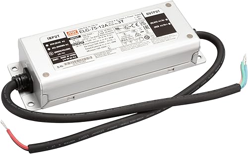 Mean Well ELG-75-12A-3Y LED-Treiber Konstantspannung, Konstantstrom 60.0W 5A 6-12 V/DC dimmbar, PF - Cheap-Us