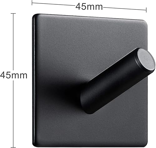 JOYIT Handtuchhalter Ohne Bohren, 3 StüCk Klebehaken, Schwarz Haken Selbstklebend, Klebehaken Extra Stark für Bad und KüChe - Cheap-Us