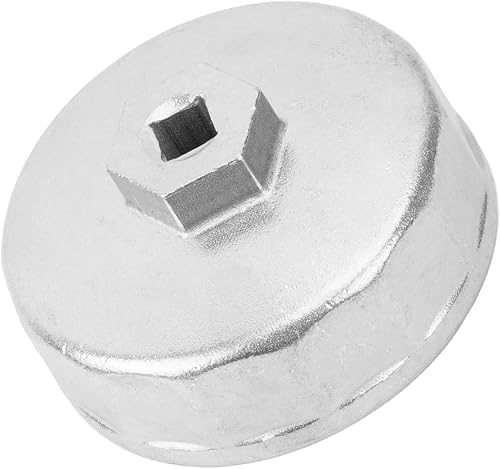 dentedeleao Ölfilterschlüssel, Aluminiumlegierung Schlüssel, Ø 74mm 14 Nuten Ölfilter Löseschlüssel, Ölfilter Entfernungswerkzeug - Cheap-Us