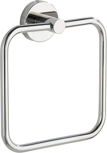 WENKO Handtuchring Bosio glänzend Edelstahl Handtuchhalter Glänzend - Cheap-Us