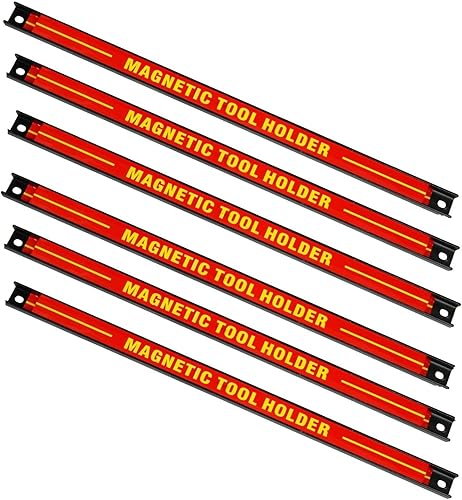 Verda 6X Magnetleiste 60cm Magnet Magnetleiste Magnethalter Werkzeughalter Werkzeugleiste Halterung - Cheap-Us