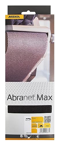 Mirka Abranet Max Schleifband 100x610mm / Korn P120 / 2 Stück für Handschleifmaschinen Bandschleifer Handbandschleifer - Cheap-Us