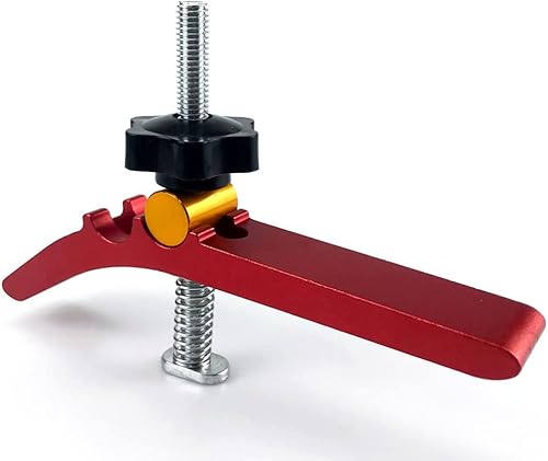 Hefddehy Holzbearbeitungs-T-Schienen-Niederhalter-Klemmsatz Aluminium-T-Nut-Tisch Werkbank Holzvorrichtung Vorrichtungs-KlemmblöCke Druckplatte B - Cheap-Us