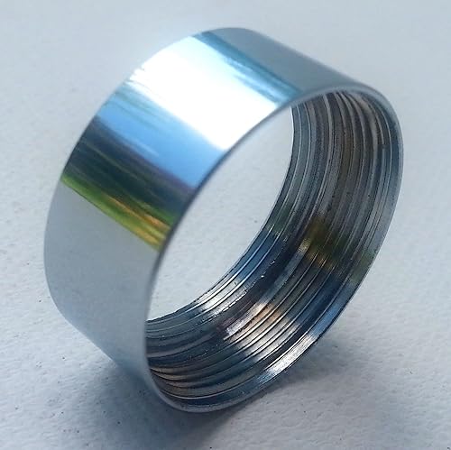 M22 IG x M24 IG, Gewindeadapter, Reduzierstück für Sanitärbereich, verchromtes Messing, Made in Europe, z.B. um preiswerte M22 Strahlregler zu benutzen - Cheap-Us