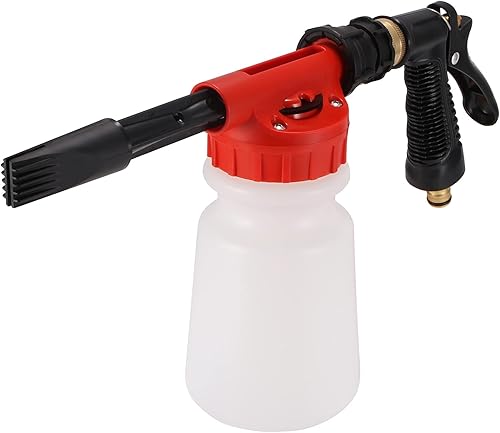 ALLOMN Schaumlanze, Schaumpistole Auto Schaum Pistole, Multifunktionale Auto Reinigung Schaum Pistole Auto Wasser Seife Shampoo Sprayer für Van Motorrad Fahrzeug 900ML - Cheap-Us