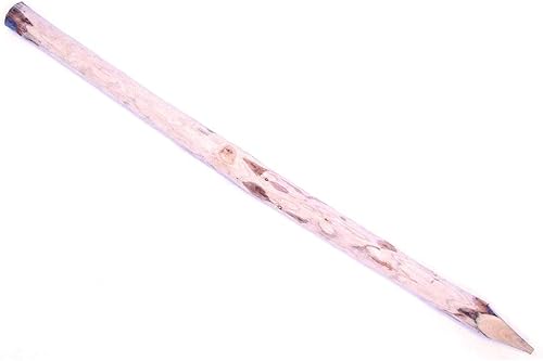 Kastanienpfosten Holzpfosten Zaunpfahl aus Kastanienholz angespitzt 160cm mit Durchmesser 6-9cm - Cheap-Us