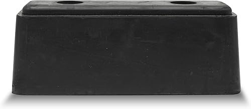 DOJA Barcelona | Gummipuffer für Lkw | Pack 1 | Parkstopper Garage | 199x80x79mm | Gummi | Lkw-Zubehör | für Anhänger, Wohnwagenzubehör, Garagenpuffer, Park Puffer, Anschlagpuffer, Radstopper - Cheap-Us