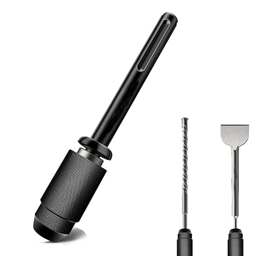 SDS Max to SDS Plus Adapter for Rotary Hammers, Chuck Adaptor Converter, Chuck Drill Converter Shank Quick Tool, SDS Max to SDS Plus Adapter Chuck Drill Adapter Quick Tool for All SDS Max Drills - Cheap-Us