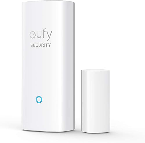 eufy Security by Anker, Haustür Sensor, Erkennt Öffnen/Schließen von Türen & Fenstern, Sendet Alarm, Löst Alarm aus, 2 Jahre Akku, Steuert andere HomeBase Überwachungsgeräte, HomeBase notwendig - Cheap-Us