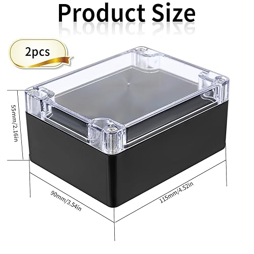 1 STK Abzweigdose Wasserdicht IP65, Verteilerdose Außen Wasserdicht Aufputz, Kunststoff Anschlussdose, Elektrisches Abzweigkasten, Anschlusskasten, Verteilerkasten Feuchtraumdosen, 160 * 160 * 90mm - Cheap-Us