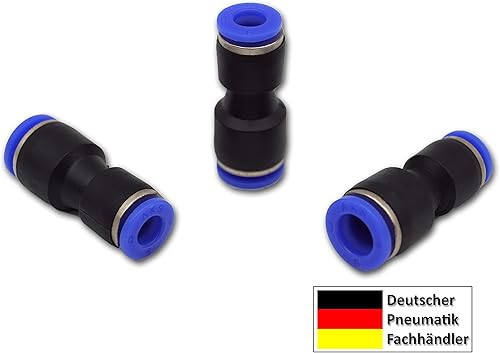 Pneumatik Reduzierung IQS 3er Set 4-6mm Schlauchdurchmesser 4 und 6mm Druckluft-Verbinder - Cheap-Us