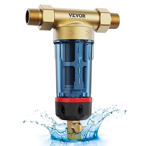 VEVOR Spin-Down-Filter, 40 Mikron-Sedimentfilter für das ganze Haus für Brunnenwasser, 3/4 Zoll GM + 1 Zoll GM, 4 T/H hohe Durchflussrate, für Wasserfiltersysteme, Sedimentfilter für Brunnenwasser - Cheap-Us