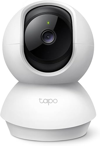 Tapo C200C 360°-WLAN-Überwachungskamera für den Innenbereich, 1080P, Nachtsicht, Bewegungserkennung, Zwei-Wege-Audio, kompatibel mit Alexa und Google Assistant, für Babys/Haustiere - Cheap-Us