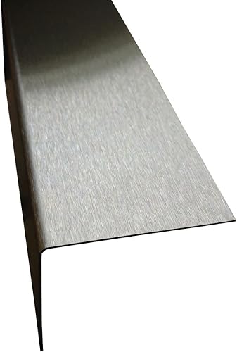 Kantenschutz Edelstahl 2,5 Meter 0,8 mm stark, Fliesen L-Winkel (25 x 25 x 0,8 mm) - Cheap-Us