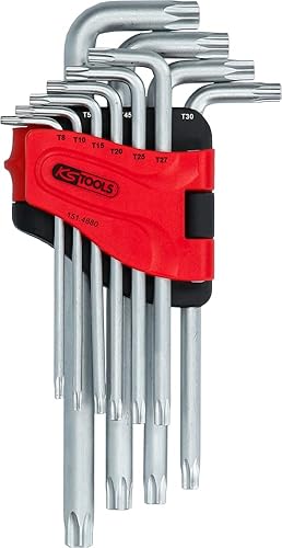 KS Tools 151.4880 Torx-Winkelstiftschlüssel-Satz, lang, 10-tlg. - Cheap-Us