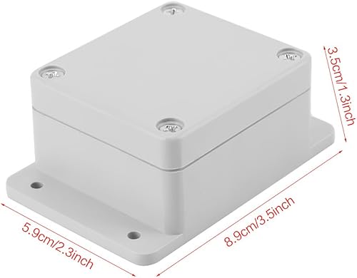 Anschlussdose, Wasserdichtes IP65 Abzweigkasten ABS Elektrische Projektboxen DIY Anschlusskästen Kunststoff Fall Verdrahtungs Verteilerkasten Aufputz für Elektrische(26,3 * 18,5 * 9,5cm) - Cheap-Us