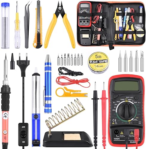 ETEPON 24 Stück Lötkolben, tragbar, Lötkolben, einstellbare Temperatur (ET007) - Cheap-Us