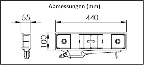 Unterputz Installationsbox/Installationsgehäuse FLAT CLASSIC mit Kondensatwanne für Klimaanlage - Cheap-Us