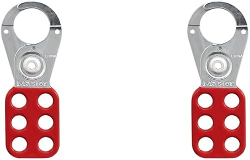 Master Lock 420 Verriegelungshaspe, 25 mm Öffnungsabstand, Rot - Cheap-Us