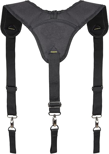 Werkzeuggürtel mit Hosenträgern, Robuste Arbeitshosenträger für Herren,Gepolsterte Werkzeuggürtel-Hosenträger für Elektriker, Tischler,Gärtner - Cheap-Us