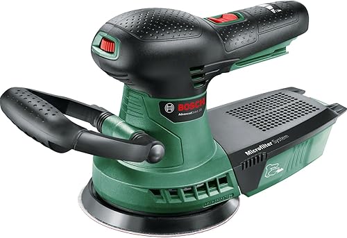 Bosch Akku Exzenterschleifer AdvancedOrbit 18 (ohne Akku, Schleifteller-Ø 125 mm, 18 Volt System, im Karton), Grün - Cheap-Us