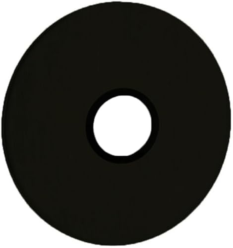 Kleberosetten | 2 mm hoch | Schwarz matt | 3M-Folie (PZ-Rosette) - Cheap-Us