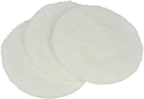 vhbw 3X Polierpad kompatibel mit Kärcher FP 303 Saugbohner - Polierscheiben-Set für Parkett, Weiß - Cheap-Us
