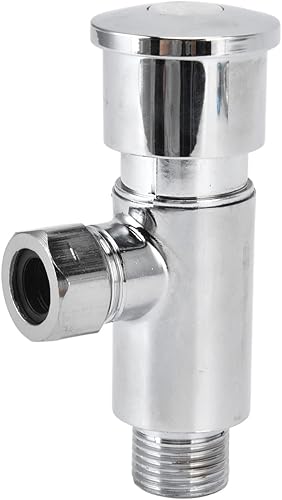Urinal-Spülventil, Zinklegierung, Manuelles Zeitverzögerungs-Urinspülventil, Druckknopf, Wassertankventil, Urinal, Freiliegende Armaturen, Spülventil G1/2 - Cheap-Us